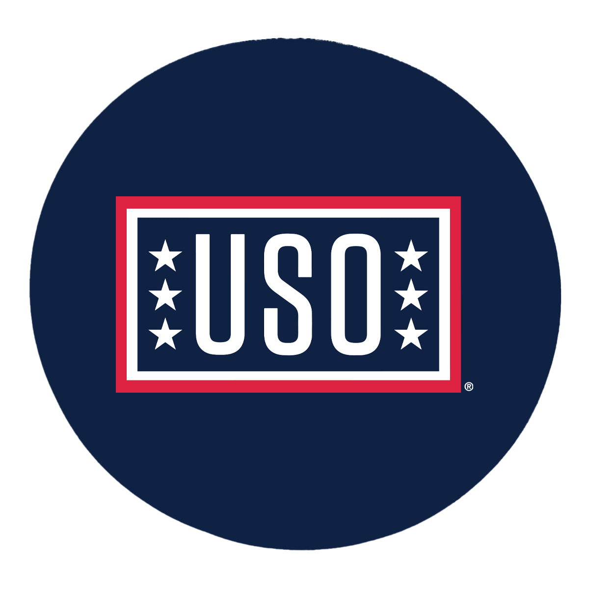 USO Round Subli-Plush Velour Beach Towel