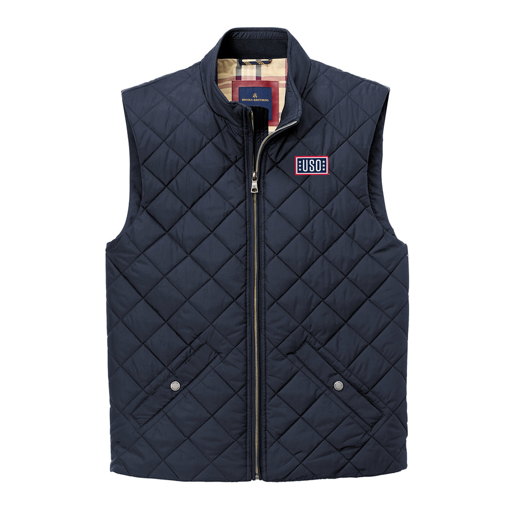USO Brooks Brothers Quilted Vest