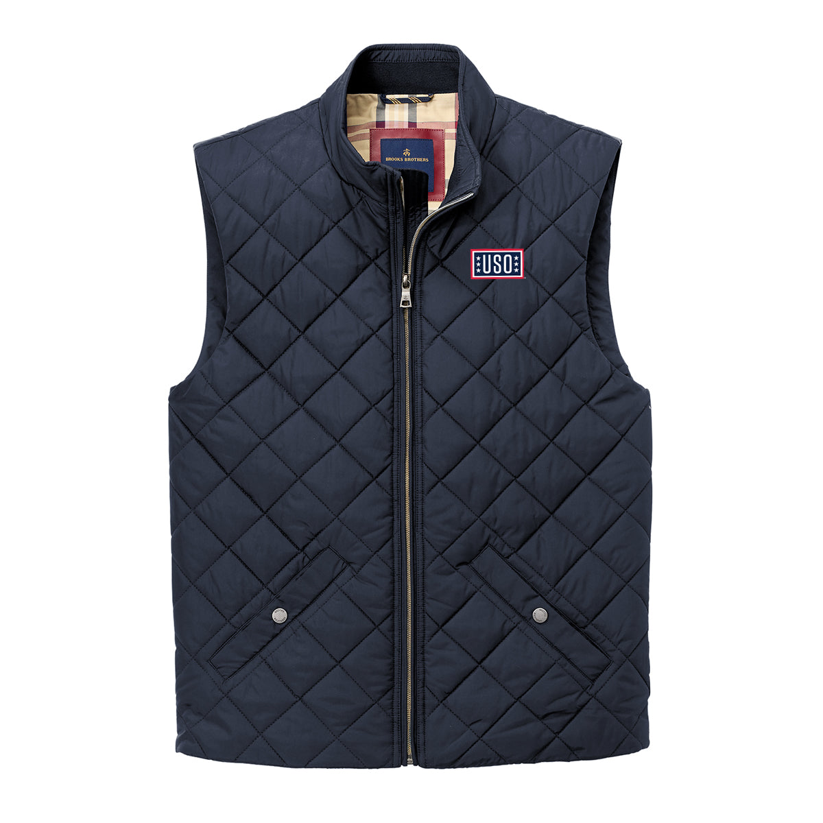 USO Brooks Brothers Quilted Vest