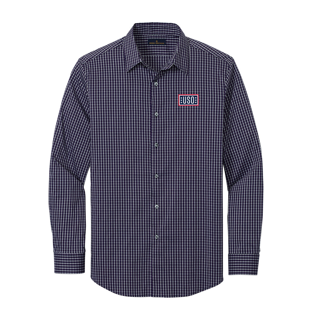 USO Brooks Brothers® Tech Stretch Patterned Shirt