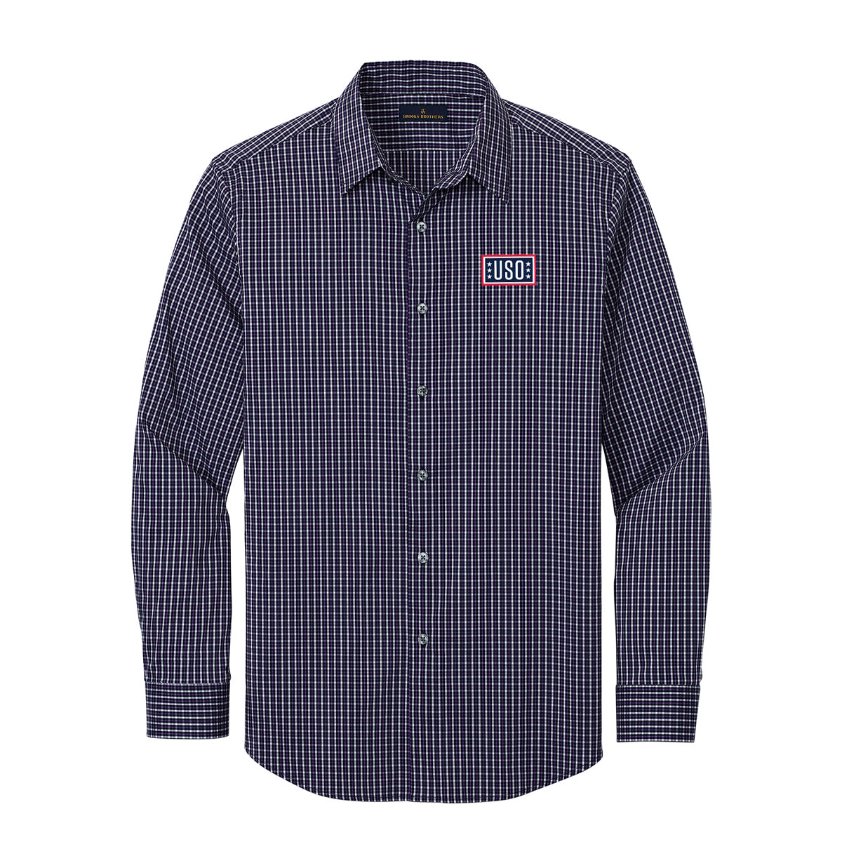 USO Brooks Brothers® Tech Stretch Patterned Shirt