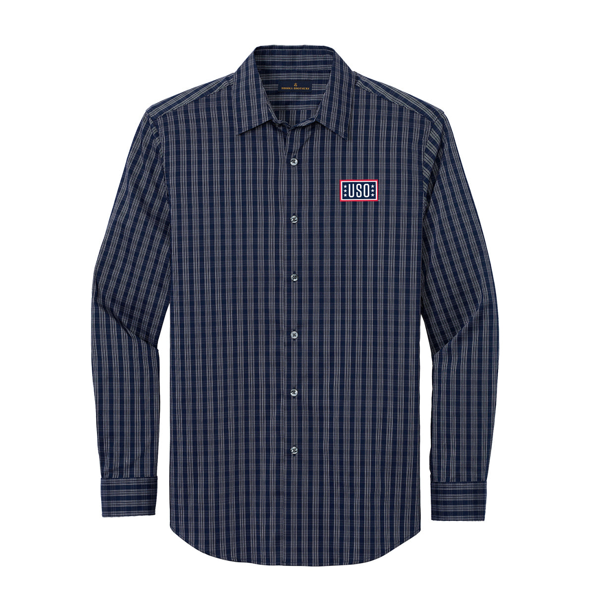 USO Brooks Brothers® Tech Stretch Patterned Shirt