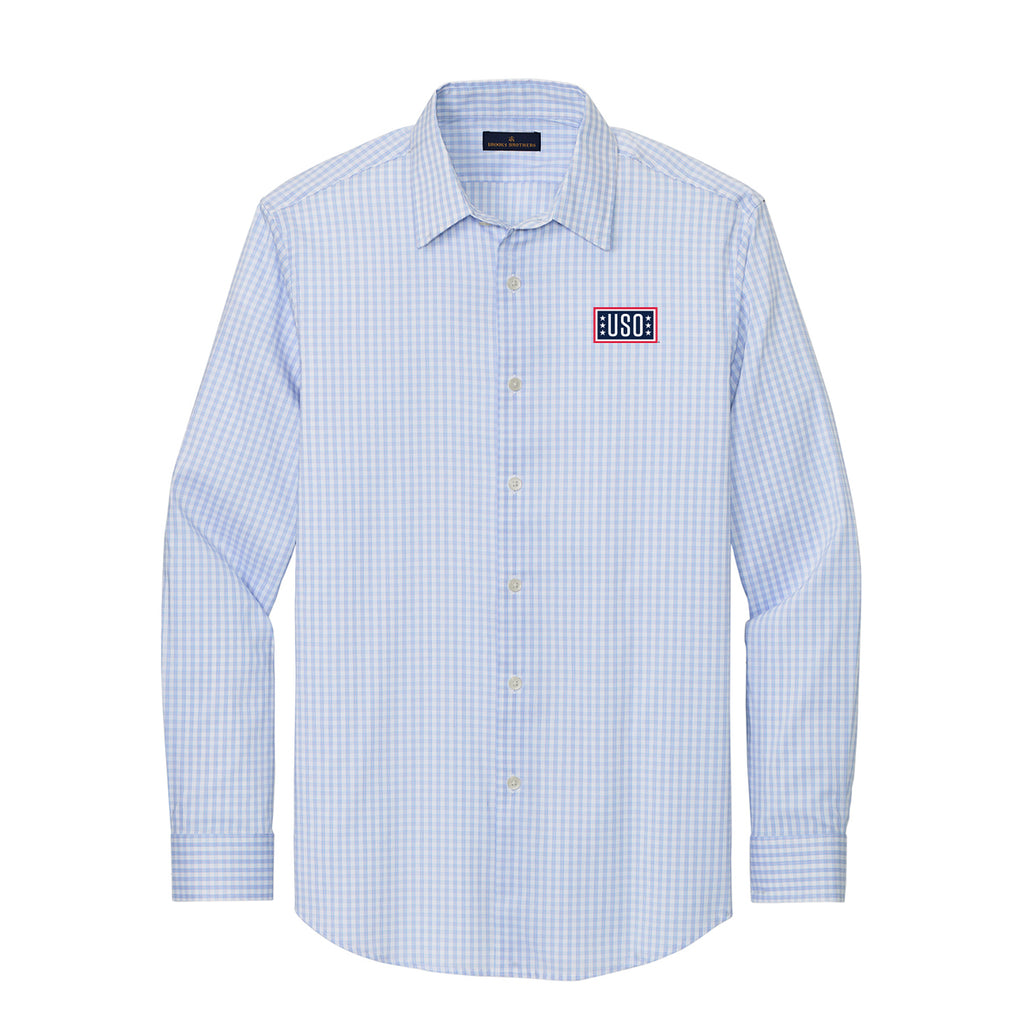USO Brooks Brothers® Tech Stretch Patterned Shirt