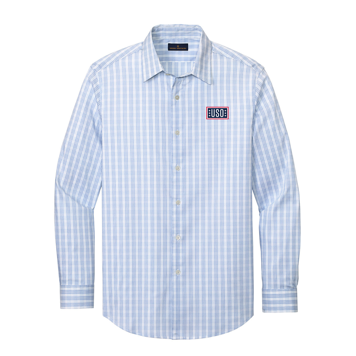 USO Brooks Brothers® Tech Stretch Patterned Shirt