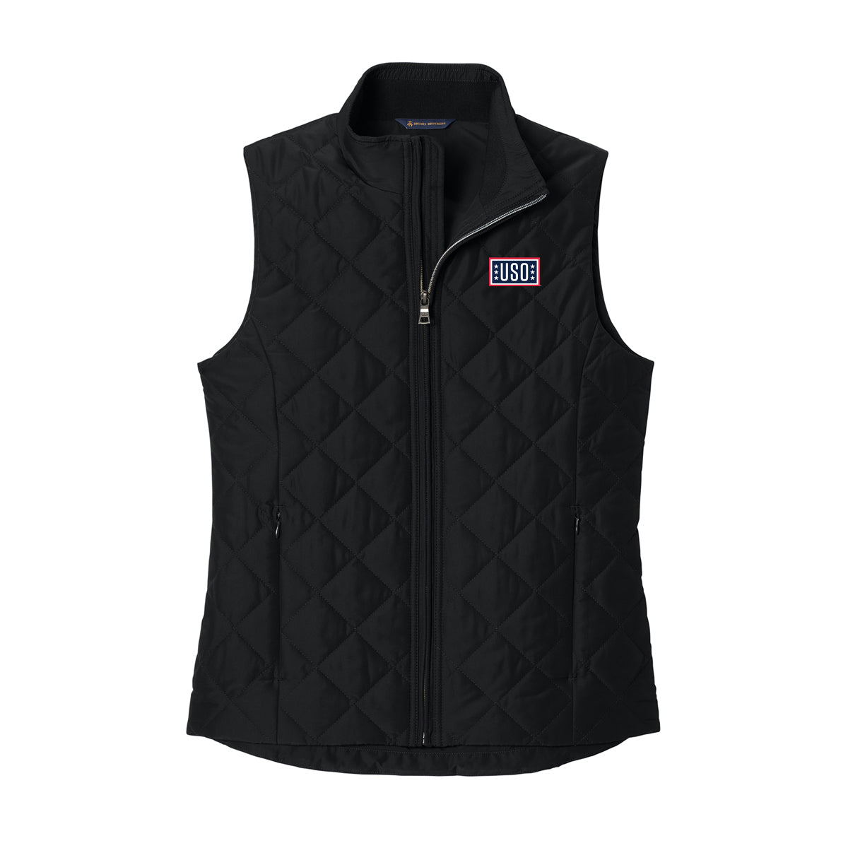 USO Brooks Brothers Womens Quilted Vest