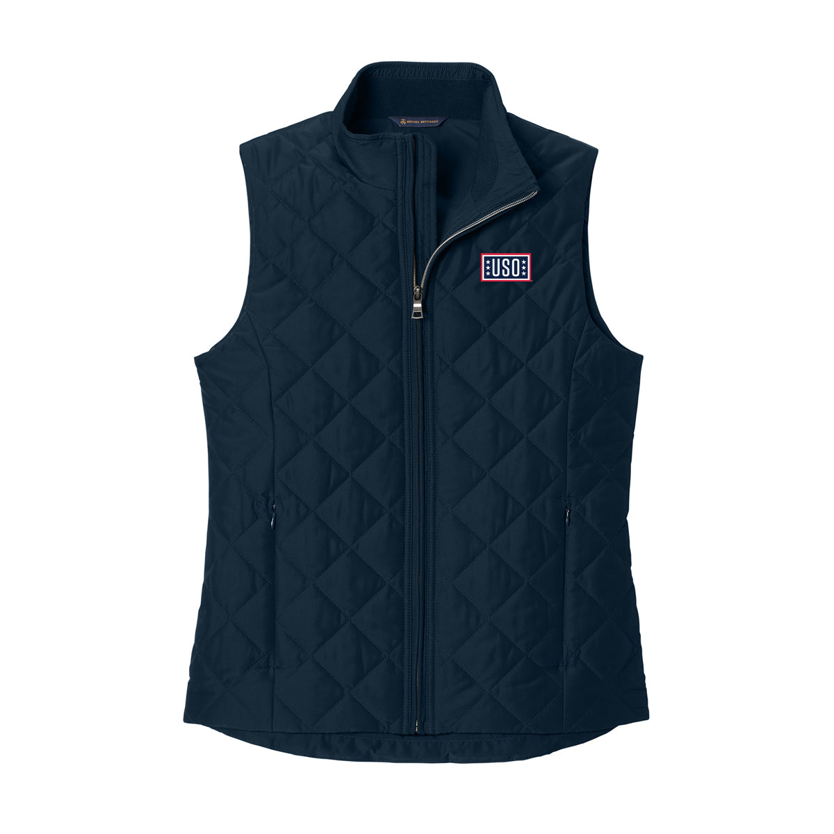 USO Brooks Brothers Womens Quilted Vest