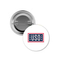 USO Made In The USA Full Color Pin Back Button