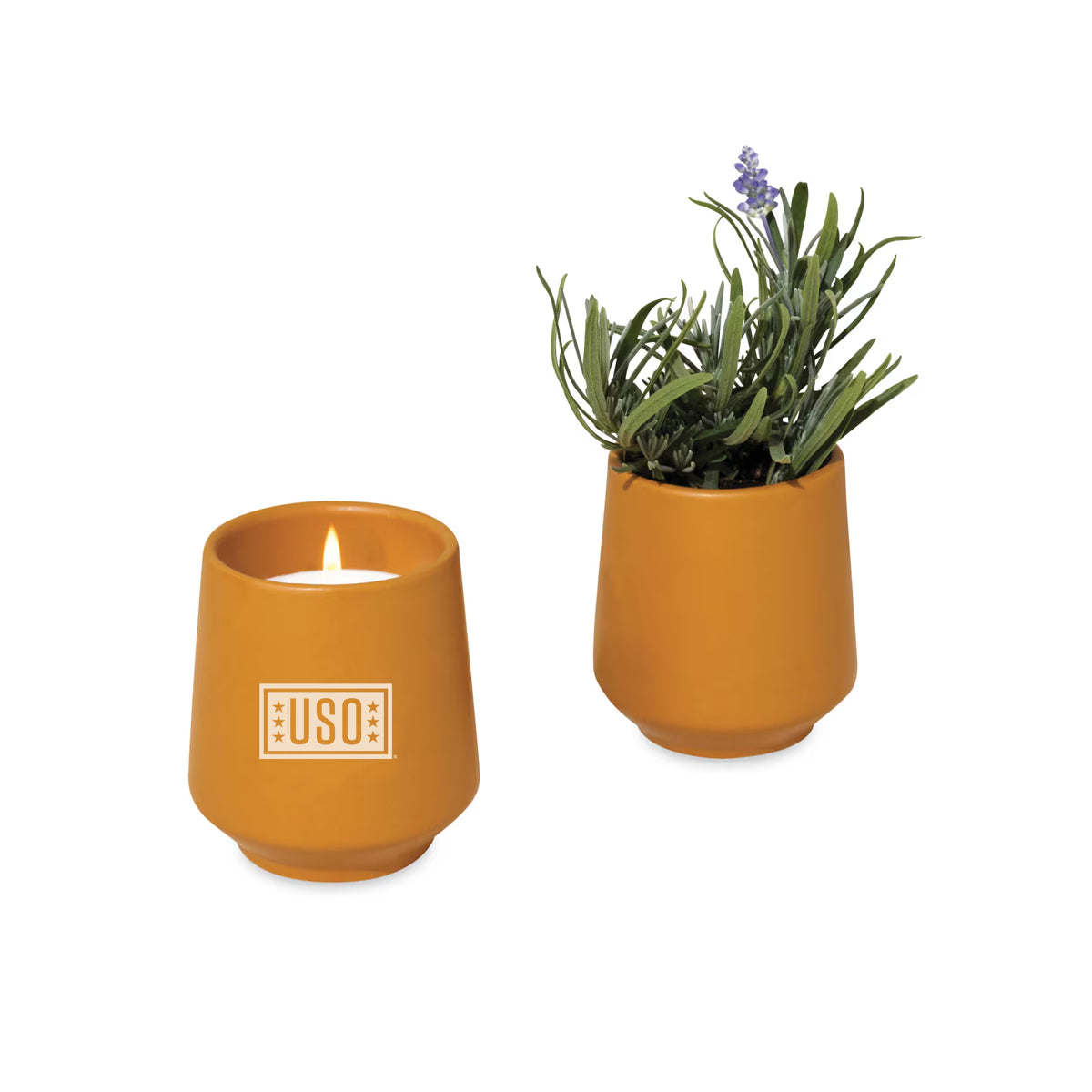 USO Made In The USA Modern Sprout Rooted Candle - Lavendar