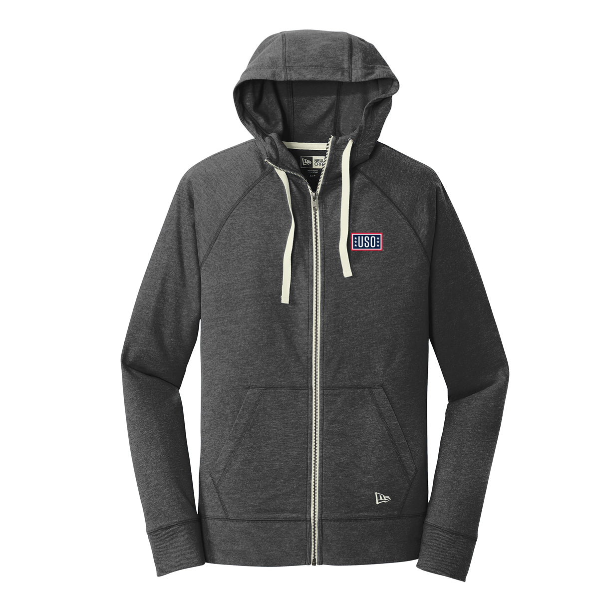 USO Sueded Cotton Blend Full-Zip Hoodie