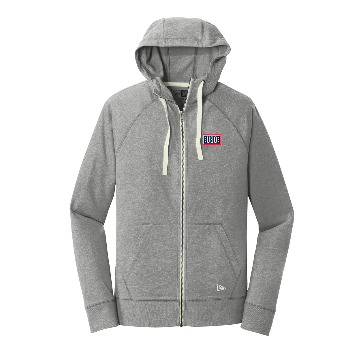 USO Sueded Cotton Blend Full-Zip Hoodie