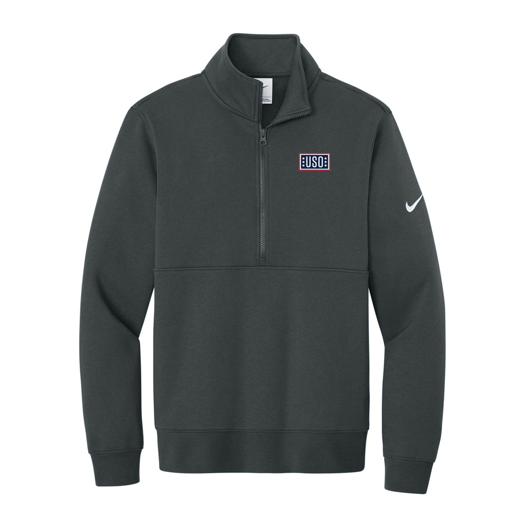 USO Nike Club Fleece Sleeve Swoosh 1/2-Zip