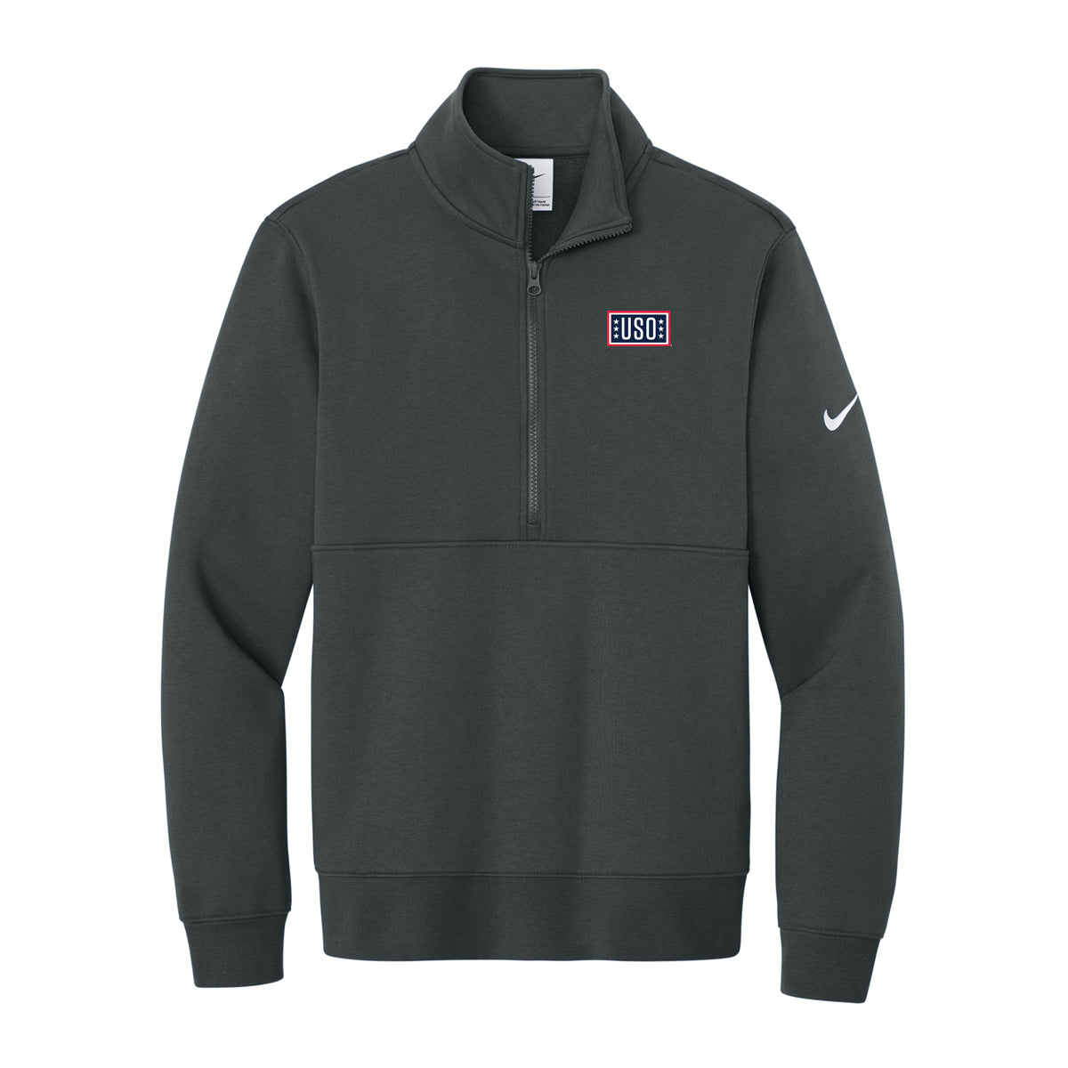 USO Nike Club Fleece Sleeve Swoosh 1/2-Zip