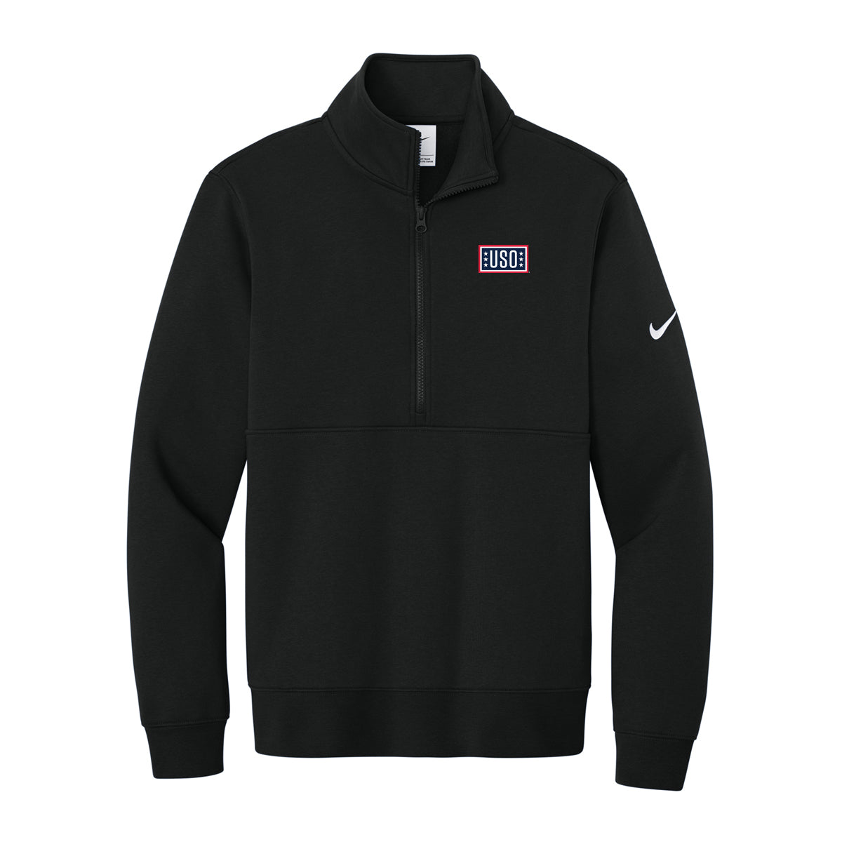 USO Nike Club Fleece Sleeve Swoosh 1/2-Zip