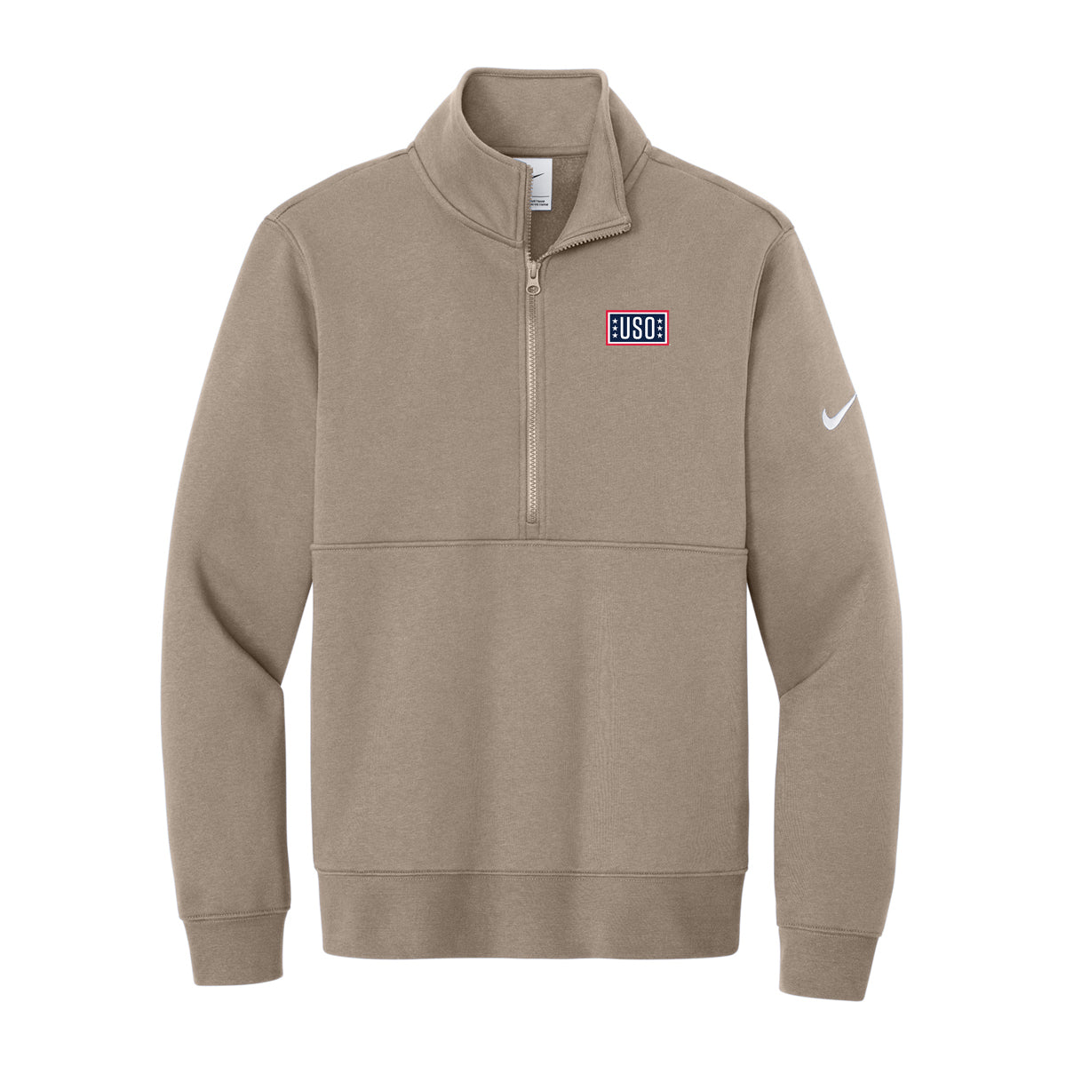 USO Nike Club Fleece Sleeve Swoosh 1/2-Zip