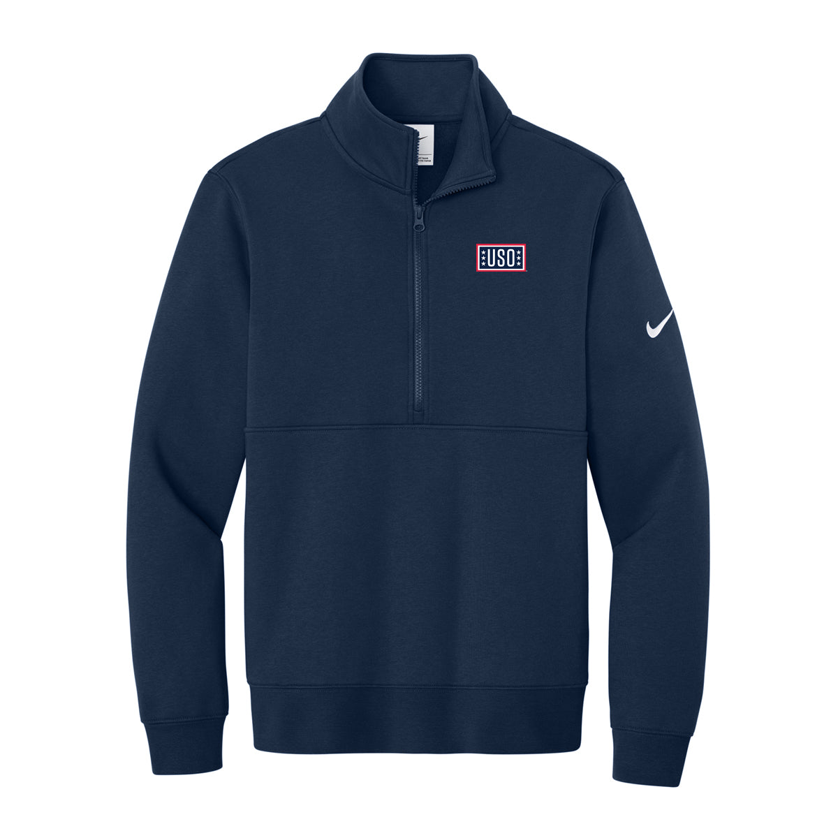 USO Nike Club Fleece Sleeve Swoosh 1/2-Zip