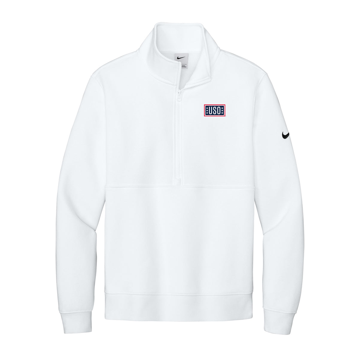 USO Nike Club Fleece Sleeve Swoosh 1/2-Zip