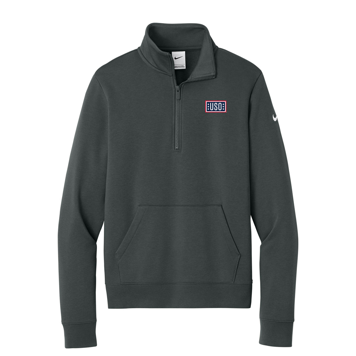 USO Nike Women's Club Fleece Sleeve Swoosh 1/2-Zip