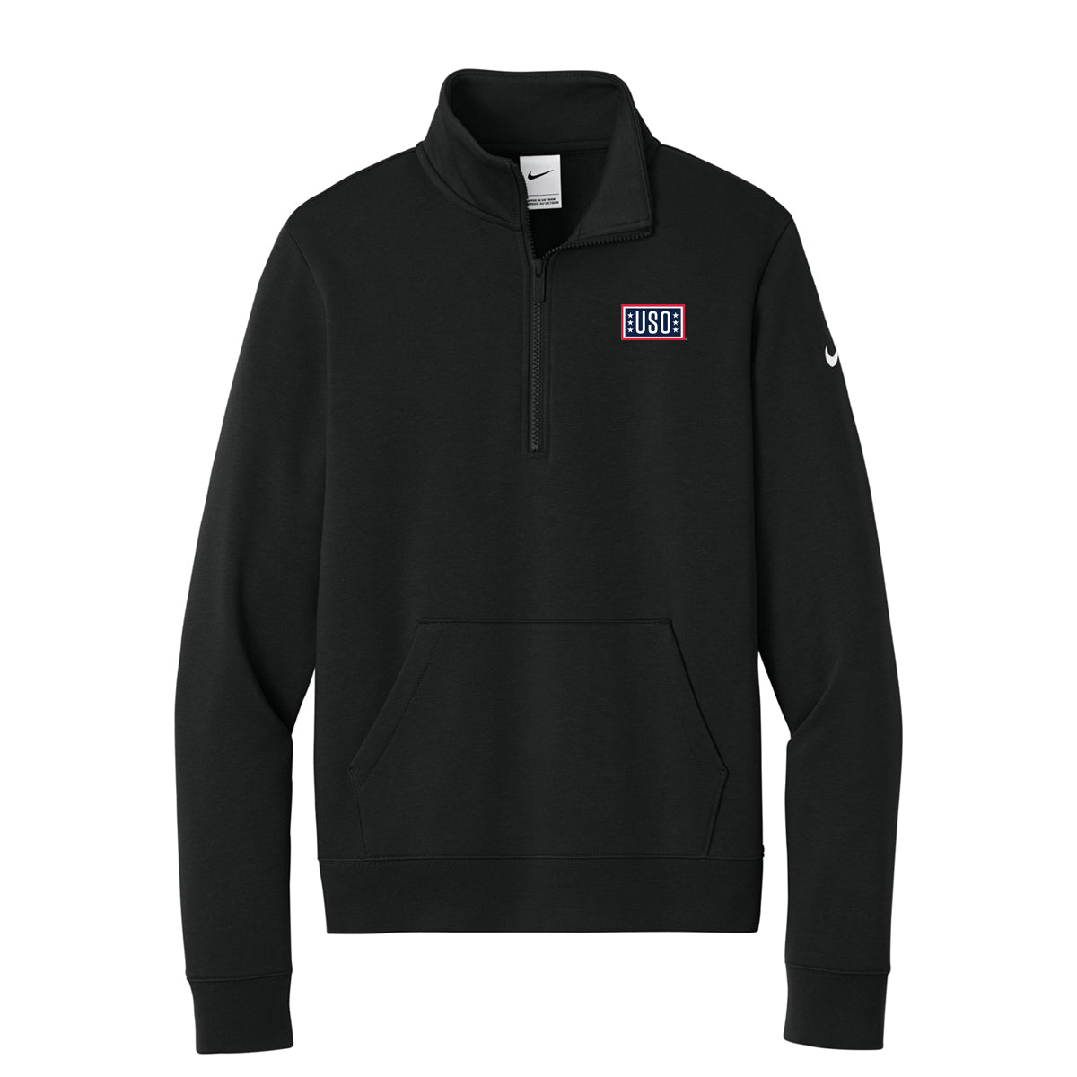 USO Nike Women's Club Fleece Sleeve Swoosh 1/2-Zip