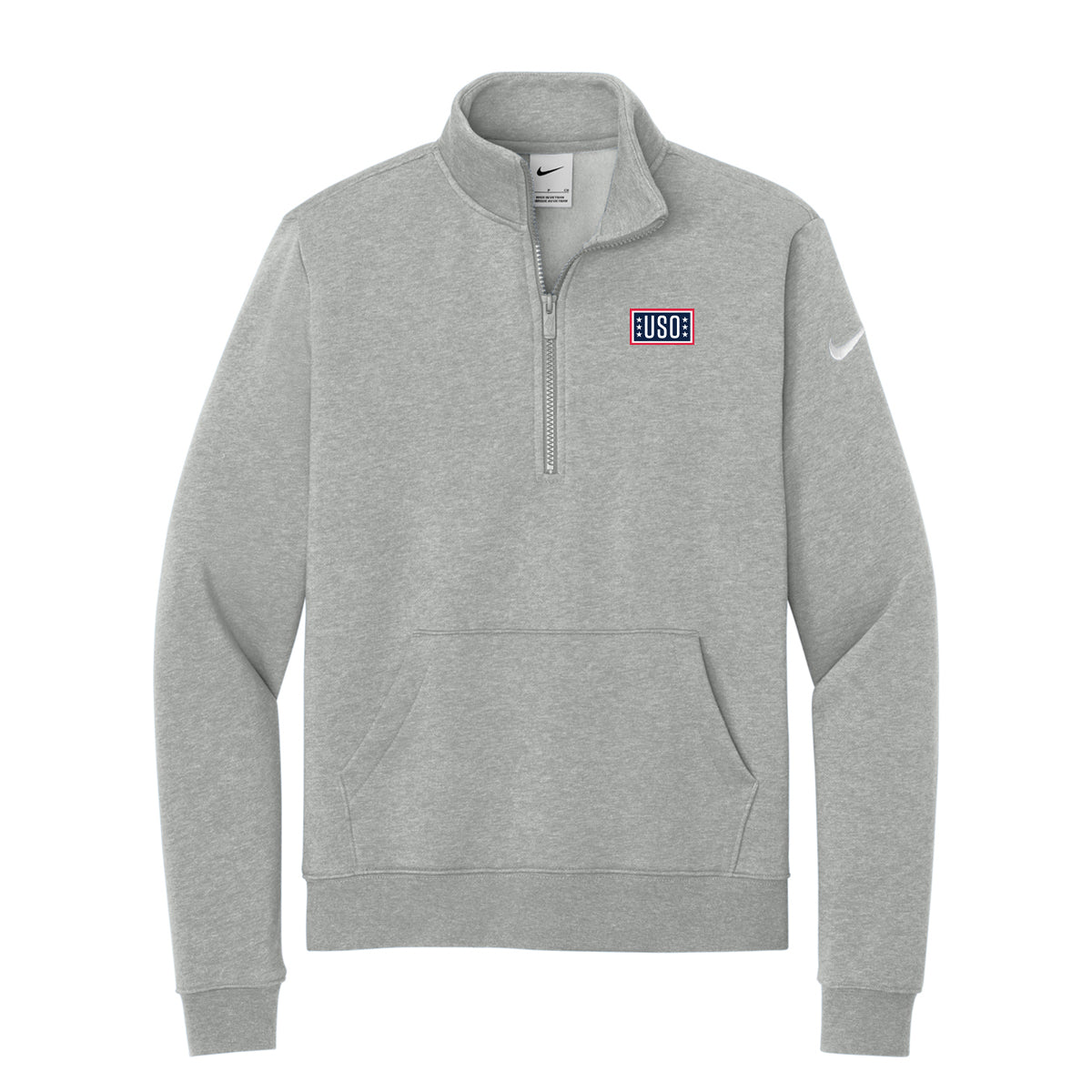 USO Nike Women's Club Fleece Sleeve Swoosh 1/2-Zip