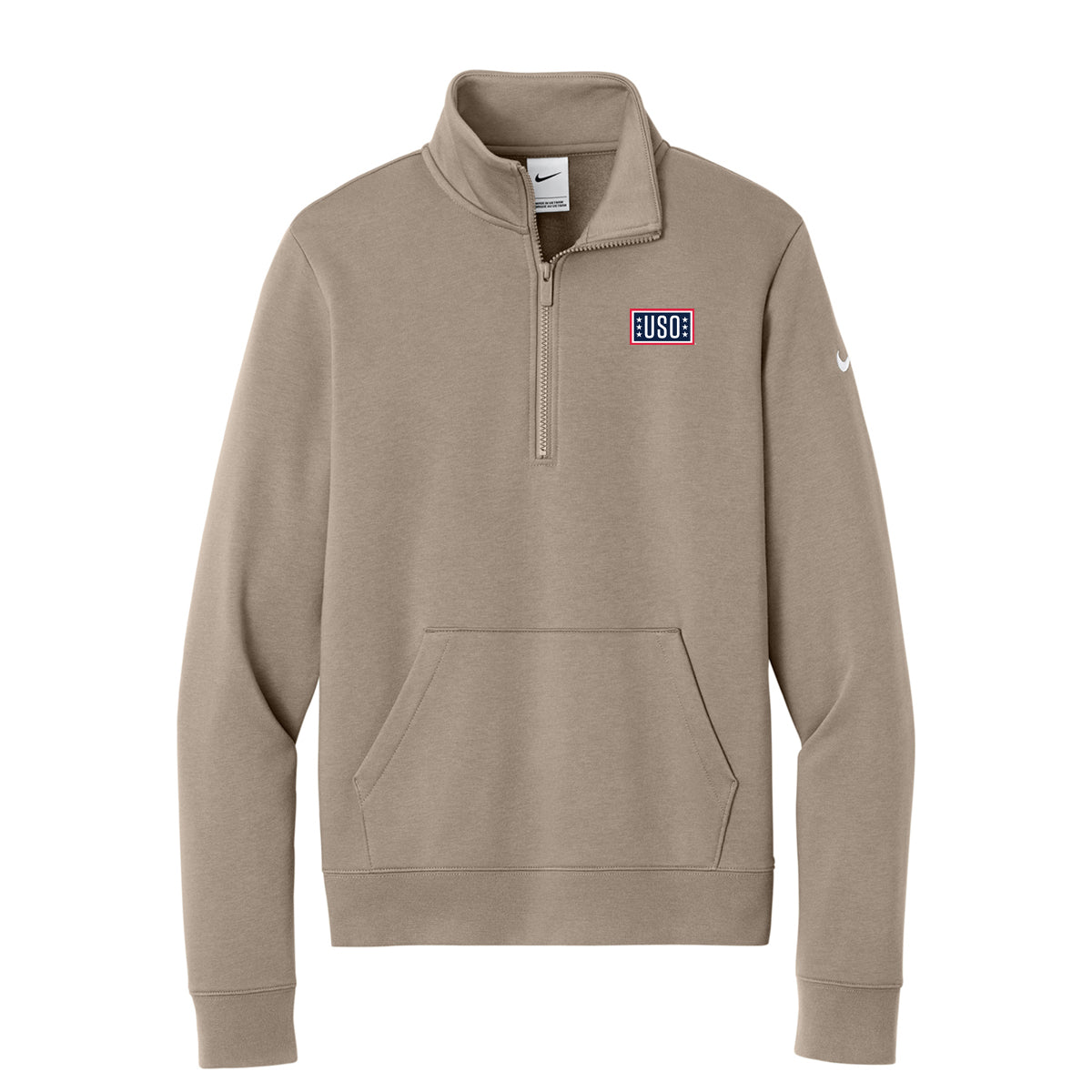 USO Nike Women's Club Fleece Sleeve Swoosh 1/2-Zip