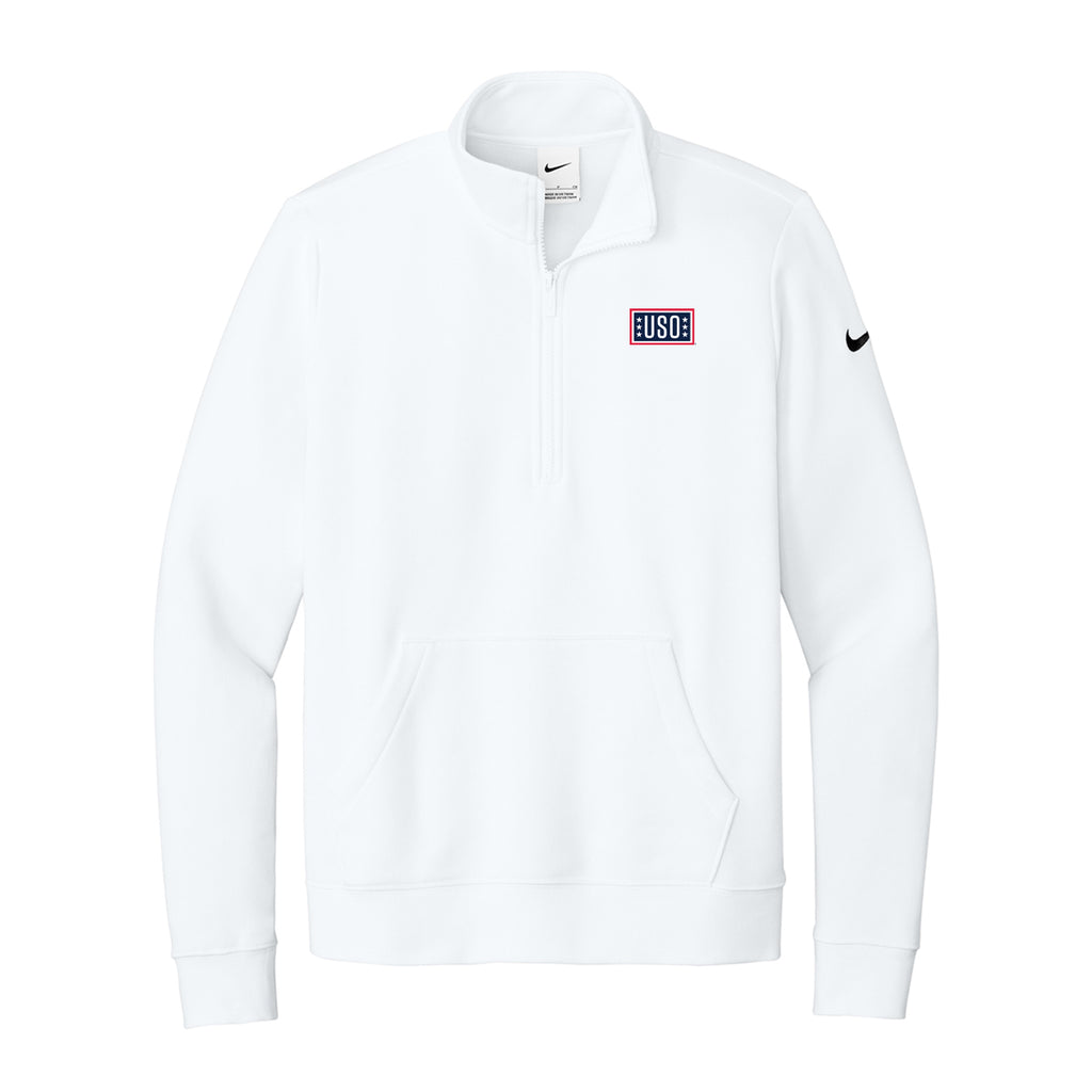 USO Nike Women's Club Fleece Sleeve Swoosh 1/2-Zip