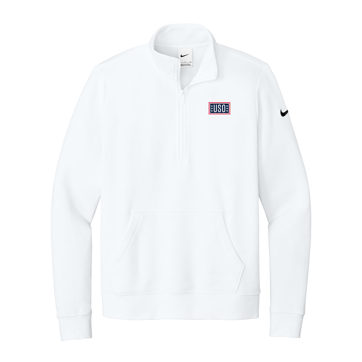 USO Nike Women's Club Fleece Sleeve Swoosh 1/2-Zip