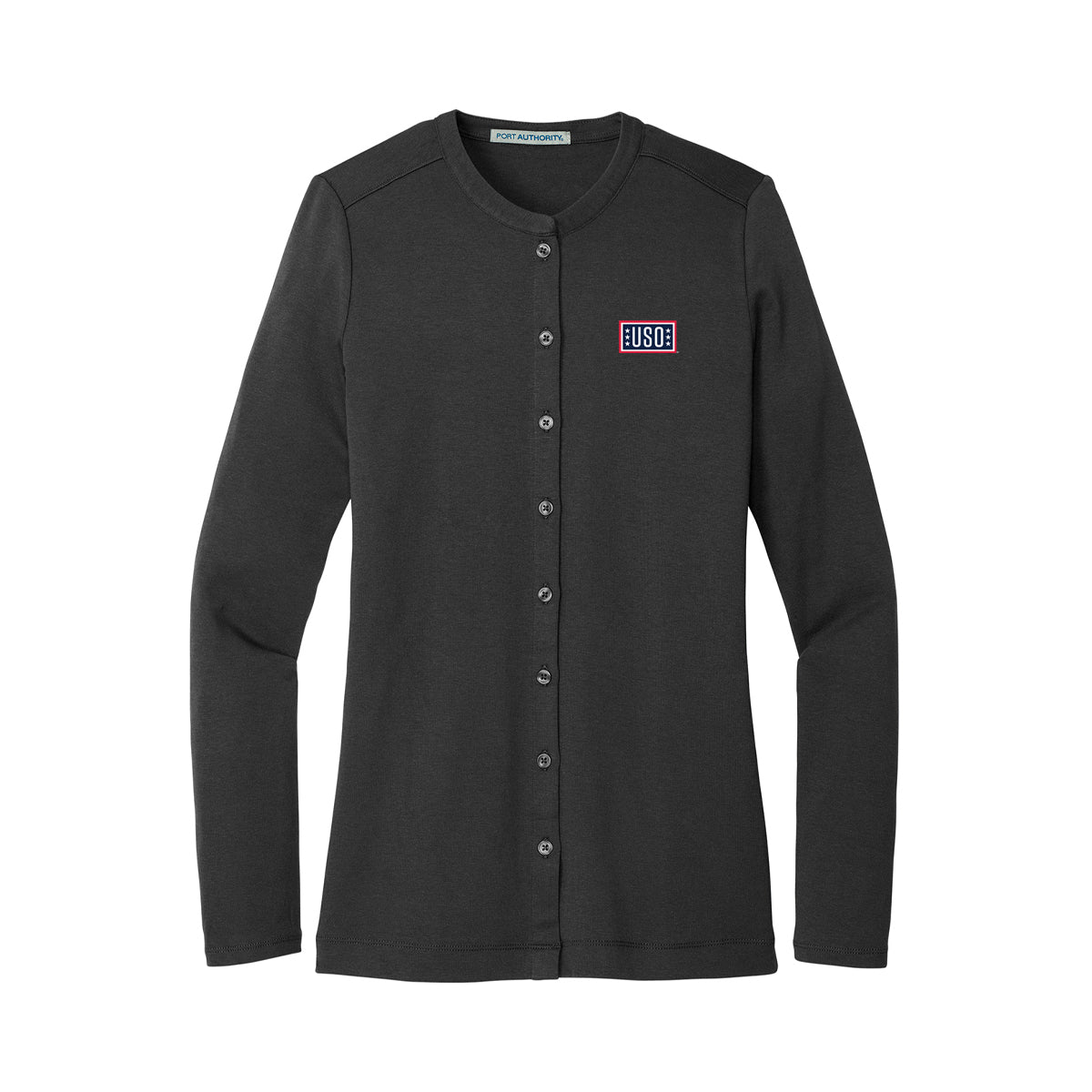 USO Women's Concept Stretch Button-Front Cardigan