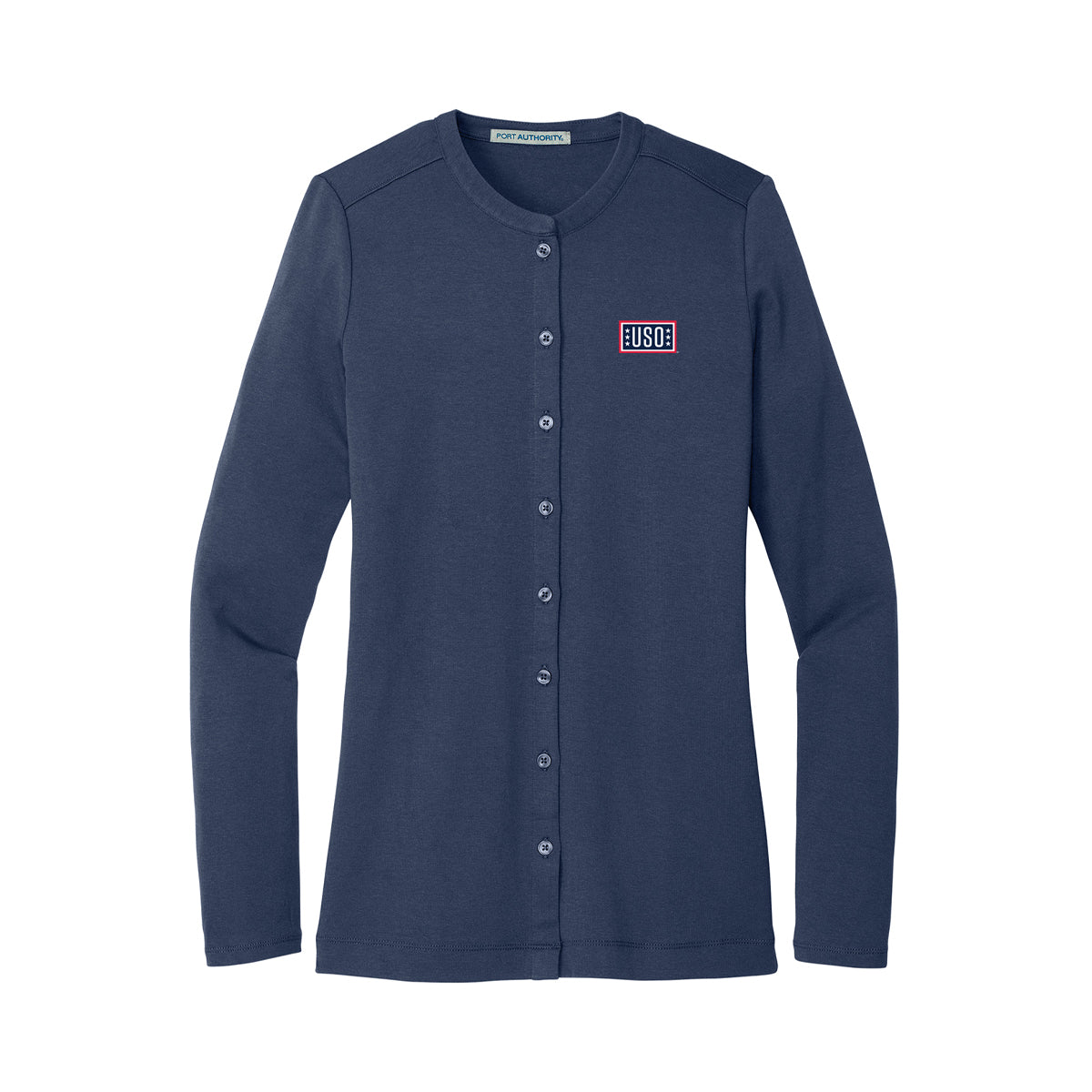 USO Women's Concept Stretch Button-Front Cardigan