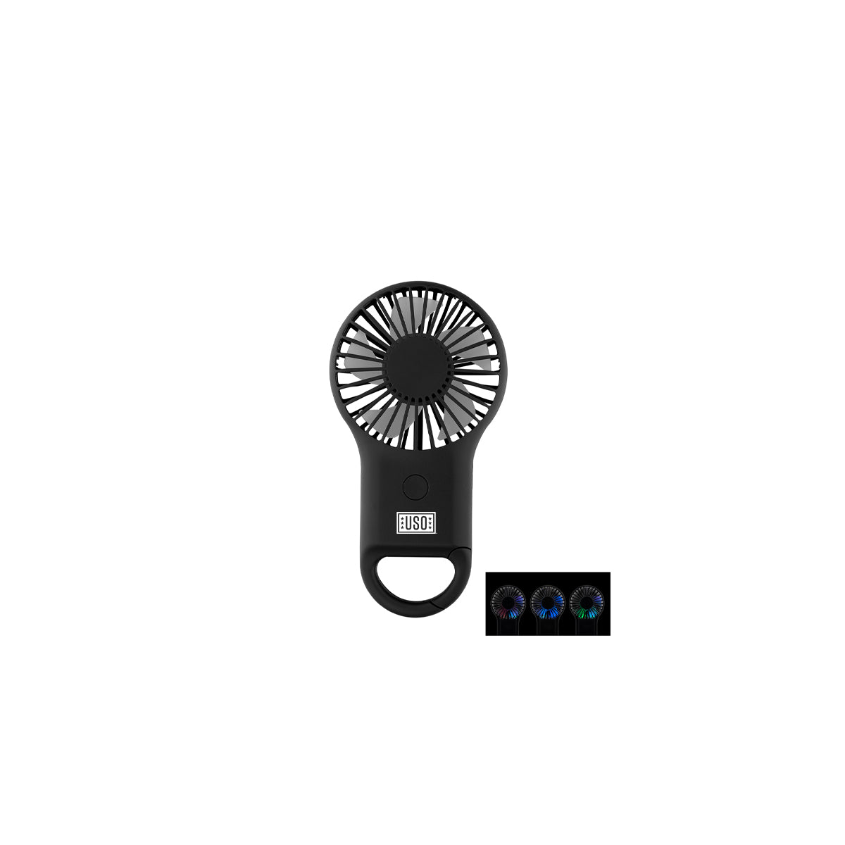 USO HandHeld Fan With Carabiner