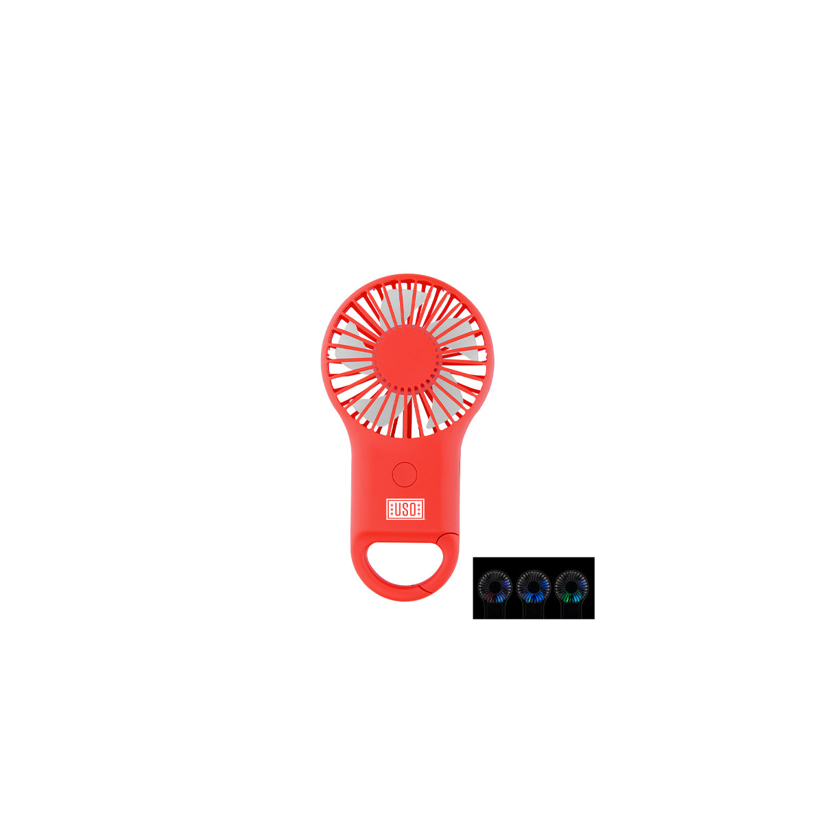 USO HandHeld Fan With Carabiner