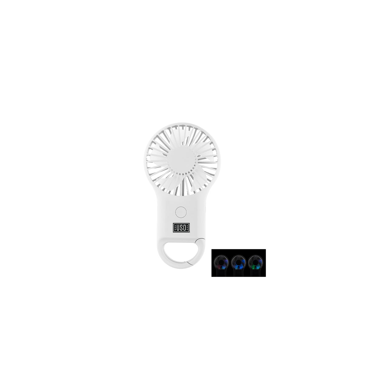 USO HandHeld Fan With Carabiner