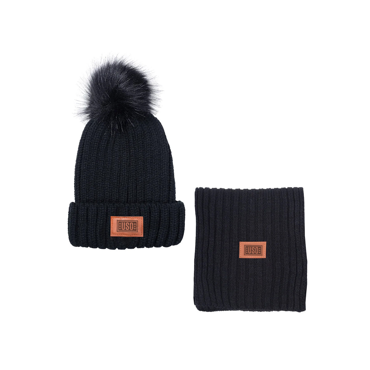 Leeman Ribbed Knit Winter Duo