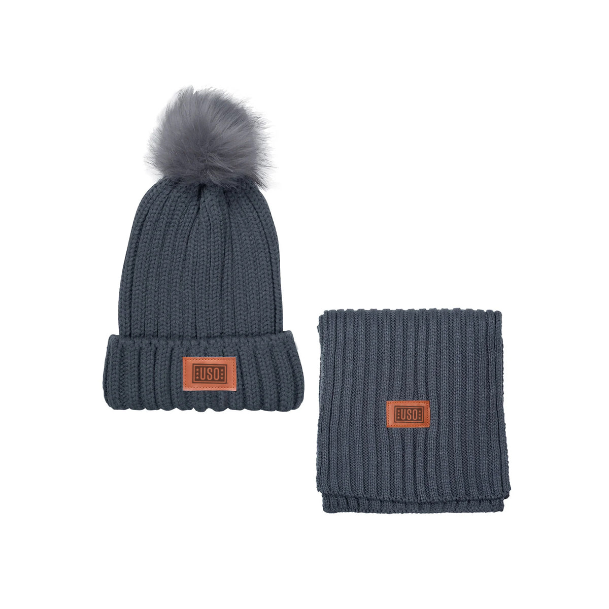 Leeman Ribbed Knit Winter Duo