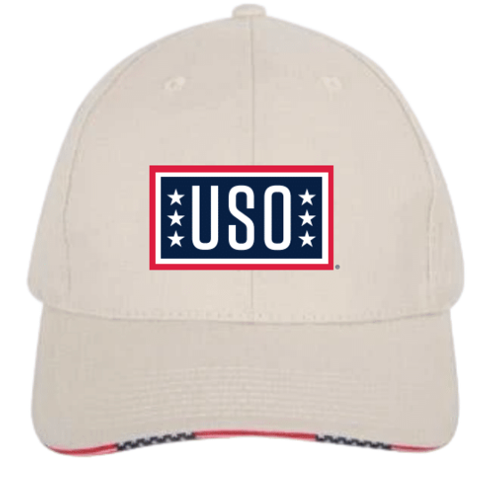 USO Brushed Cotton With Woven Flag Sandwich