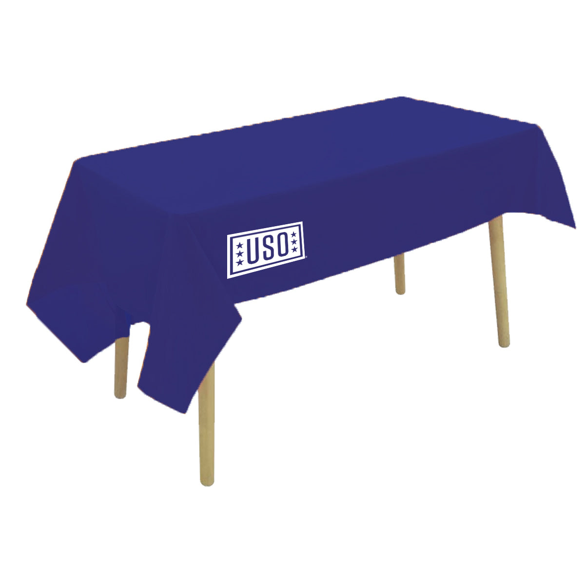 Single Piece Pack of One-Time Use Plastic Tablecloth