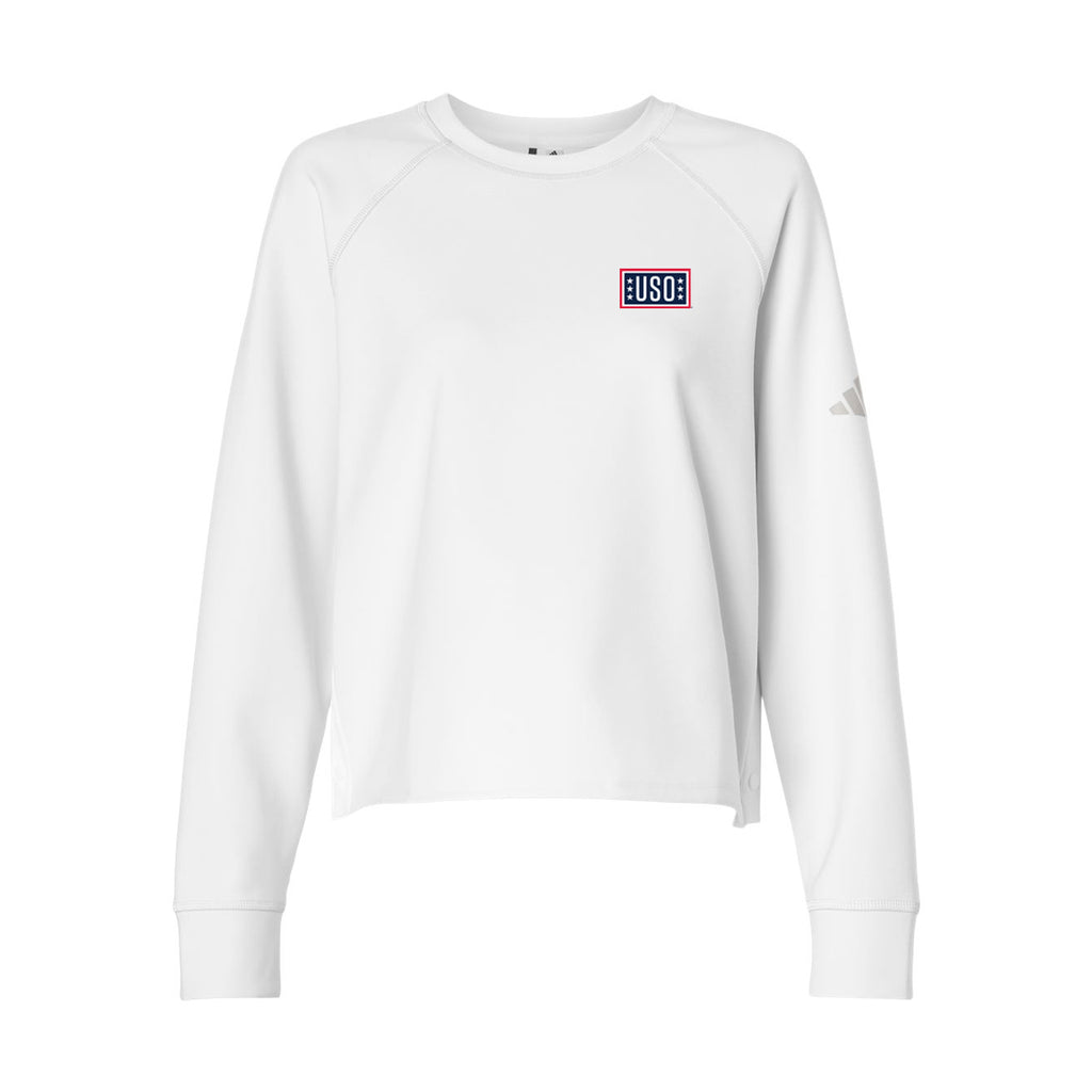 USO Women's Beyond Side-Snap Crewneck Sweatshirt