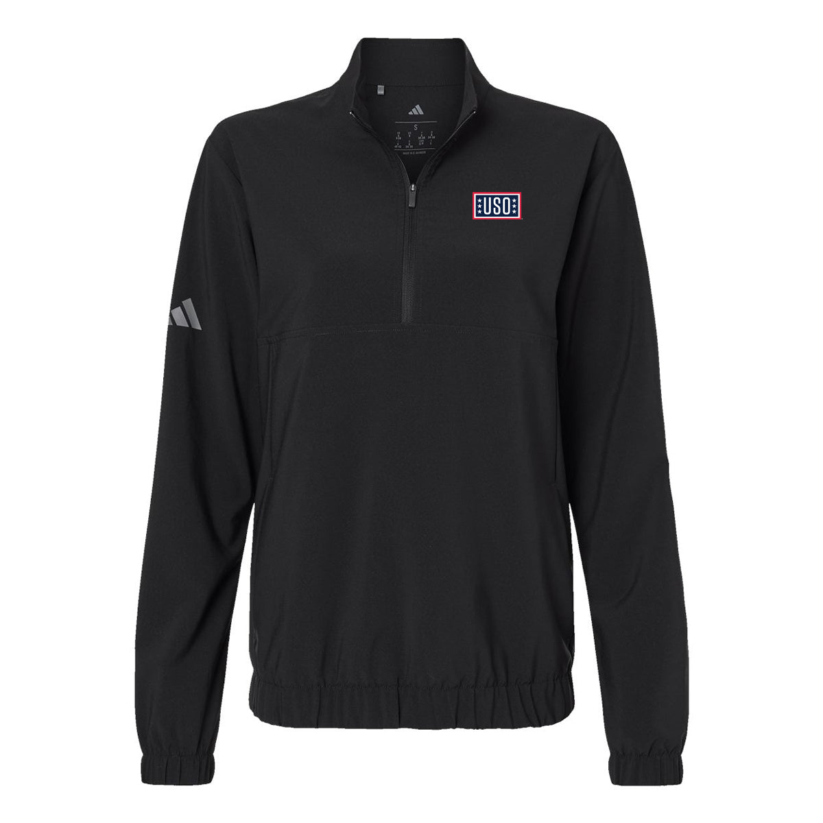 USO Women's Stretch Woven Half-Zip Pullover